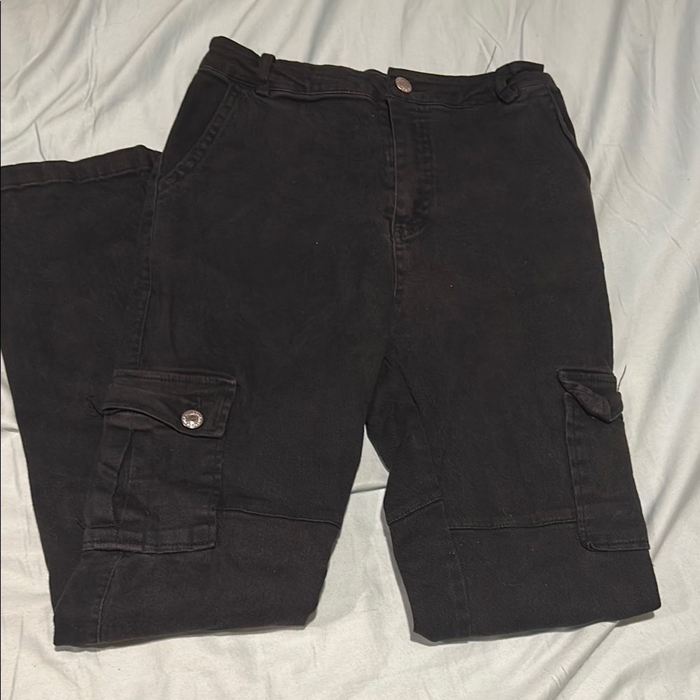 Black Cargo Pants